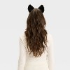 Adult Halloween Cat Costume Headband - Hyde and EEK! Boutique™ Black - 2 of 3