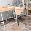 PiccoCasa Office Home Bedroom Faux Sheepskin Puffy Plush Area Soft Warm Floor Mat 1 Pc - 3 of 4