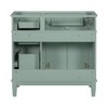NicBex 35.4" Bathroom Storage Cabinet without Sink, Bathroom Vanity, 4 Drawers and 1 Spacious Cabinet for Bathroom - 2 of 4