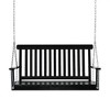 Resenkos 2-Seater Porch Swing, Outdoor Patio Swing Chair, Slatted Seat, , Heavy Duty 440lb Capacity, - 2 of 4