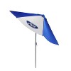 Northlight 9' Ford Officially Licenced Outdoor Patio Umbrella with Hand Crank and Tilt - Blue/White - 2 of 3