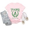 Simply Sage Market Teacher Life Books Short Sleeve Tee - S - Pink - 3 of 4