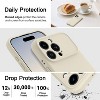 BONGEEK Silicone for iPhone 15 Case (Upgraded to 17 Design Style) Soft Gel Rubber Shockproof Phone Case Anti-Scratch Microfiber Lining- Stone - 4 of 4