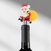 Unique Bargains Santa Claus Bottle Stopper Zinc Alloy ABS Silicone 1Pc - 2 of 3