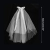 Unique Bargains Hair Clip Wedding Veil White 1 Pc - 2 of 4