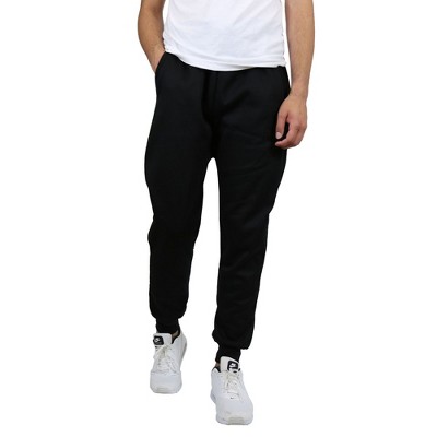 Galaxy By Harvic Men's Slim  Fit Fleece Jogger Sweatpants - Black, M