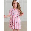 RuffleButts Baby Girls Knit Short Sleeve Twirl Dress - 3 of 4
