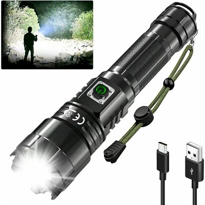 MaseiKar Flashlights High Lumens Rechargeable, 2000 Lumen XHP70.2 LED Flashlight USB Super Bright Flash Lights, High Powered Handheld Flashlights