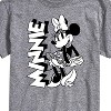 Men's - Disney - Minnie Black and White Animation Short Sleeve Graphic T-Shirt - 2 of 4