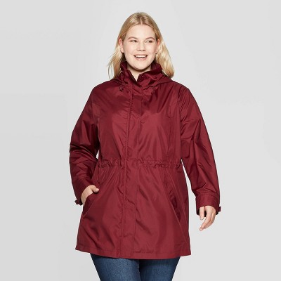 Target plus shop size rain jacket