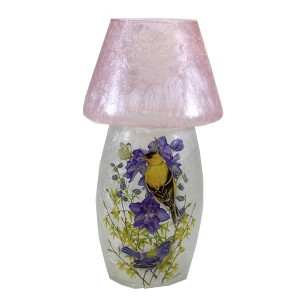 Stony Creek 10.5 Inch Songbird Pre-Lit Vase W/.Shade Flowers Spring Novelty Sculpture Lights - 1 of 3