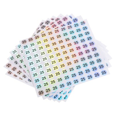 Unique Bargains Office Home Warehouse Self-Adhesive Reflective Sticker 10 Sheets