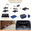 Foldable Shopping Cart with Wheels, 2-Layer Portable Multi-Function Cart with Detachable Storage Box for Home, Grocery, Supermarket, Warehouse - 3 of 4