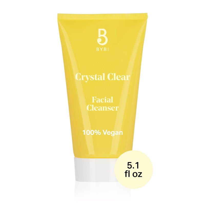 BYBI Clean Beauty Crystal Clear Foaming Vegan Facial Cleanser - Fresh Scented - 5.1 fl oz, 1 of 11