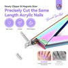 Saviland Photochromic Nail System: Magnetic-Guide Clipper w/Surgical Steel Blades - 15-Pc Artist's Precision Trimmer Kit. - 2 of 4