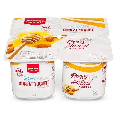 Honey Almond Yogurt 6oz 4pk Market Pantry Target Inventory