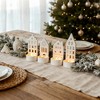 MOEPISY House Tealight Candle Holders Set of 4 – Christmas Candle Holder Centerpieces - 2 of 4