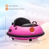 Jojoka 12V Bumper Car with Remote Control, Battery Powered Ride On Bumper Car, 360-Degree Spin, Lights, 3 Speed, Safety Belt, Dual Joysticks - 2 of 4
