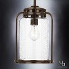 Urban Ambiance Luxury Nautical Pendant Light,  12"H x 7.75"W,  Olde Bronze Finish, UHP2111 - 3 of 4