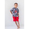 Marvel Avengers Miles Morales Hulk Captain America  Graphic T-Shirt French Terry Shorts Set Tie Dye Little Kid to Big Kid - 2 of 4