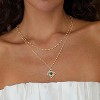14K Gold Layered Necklace Set - Floral Clover Pendant Stackable Jewelry for Women, Engagement/Birthday Gift - 2 of 4