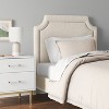 Twin Charlie Notched Border Stick-on-the-Wall Dorm Headboard - Threshold™ - 2 of 4