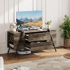 TV Stand for 65 Inch TV, Entertainment Center with Adjustable Shelf, 2 Drawers, TV Console Table, Media Console, U-Shaped Metal Legs - 4 of 4