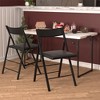 COSCO Modern Slim Line Vinyl Padded Folding Chair - 3 of 4