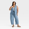 Women's Denim Tie-Front Utility Vest - Universal Thread™ - 3 of 3