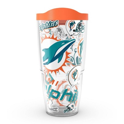 NFL Miami Dolphins 24oz All Over Classic Tumbler