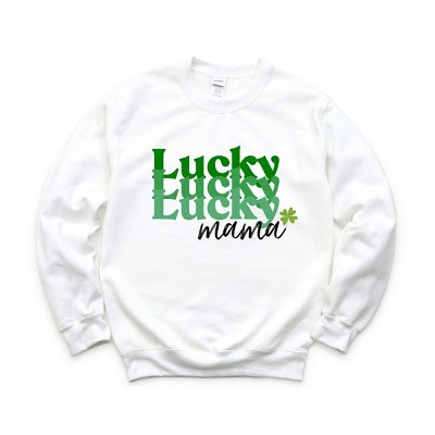 Simply Sage Market Women's Graphic Sweatshirt Lucky Mama Stacked