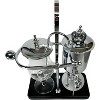 Nispira Belgium Royal Family Balance Syphon Unique Gravity Vintage Coffee Maker Vacuum Brewing System Silver 500 ml - 4 of 4