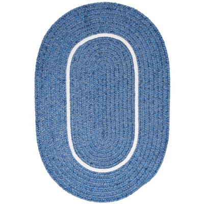 Colonial Mills Silhouette Area Rug - Blue Ice 6' round