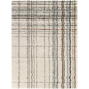 Balta Rugs 5'3"x7' Ira Geometric Premium Striped Pattern Kids' Area Rug Cream/Black/Brown - 1 of 4