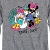 Boys' - Disney - Minnie and Daisy Tropicool Design Long Sleeve Graphic T-Shirt - 2 of 4