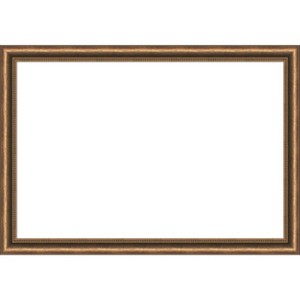 Amanti Art Manhattan Bronze Narrow Framed Dry Erase Magnetic Board - 1 of 4