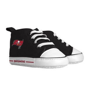 BabyFanatic Pre-Walkers High-Top Unisex Baby Shoes -  NFL Tampa Bay Buccaneers - 1 of 4