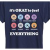 Women's - Instant Message - Its Okay To Feel Everything Short Sleeve Graphic T-Shirt - 2 of 4
