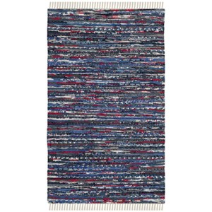 Rag Area Rug RAR128 Hand Woven Area Rug  - Safavieh - 1 of 4