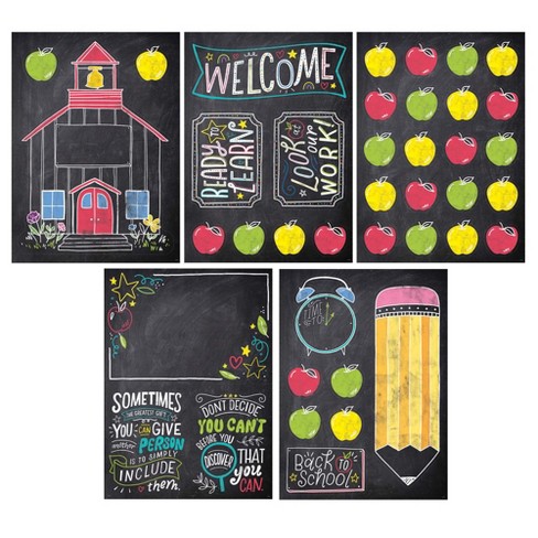 Creative Teaching Press® Chalk It Up! School Time Fun Bulletin Board Set - image 1 of 4