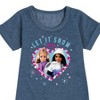 Girls' - Barbie - Holidays & Christmas Graphic Short Sleeve Fleece Dress - 2 of 4