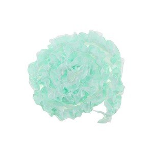 Unique Bargains Ribbon Double-Layer Tweed Crinkle with Elastic Lace Snow Yarn Polyester 35.83"x1.57" 1 Pc - 1 of 3