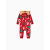 PATPAT Matching Family Christmas Onesie Pajamas C Holiday Hooded Jumpsuit Sleepwear PJs Couples Xmas Loungewear with Socks - 2 of 4