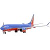 Boeing 737 MAX 8 Commercial Aircraft "Southwest Airlines" Canyon Blue w/Red Stripes 1/400 Diecast Model Airplane by GeminiJets - 4 of 4