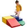 Toddler Indoor Climb and Crawl Activity Playset, Soft Foam Building Blocks with Slide Ramp, Safe Lightweight Play Structure for Baby Motor Skills - 4 of 4