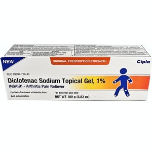 Cipla Diclofenac Sodium 1% Topical Gel 3.35 Oz - 1 of 3
