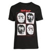 Seven Times Six Friday The 13th T-Shirt Men's Jason Voorhees Mask Short Sleeve Graphic Top Black - 3 of 4