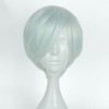 Unique Bargains Women's Wigs 12" Light Cyan with Wig Cap - 2 of 4