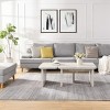 Farmhouse Coffee Table,Rectangle Single L Shape Detachable Coffee Table,Coffee Table In Living Room-Cuddlewood - 2 of 4