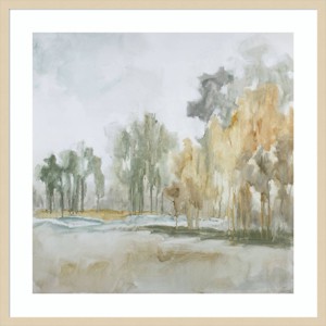 Amanti Art Meadow Trees by Jacqueline Ellens Wood Framed Wall Art Print - 1 of 4